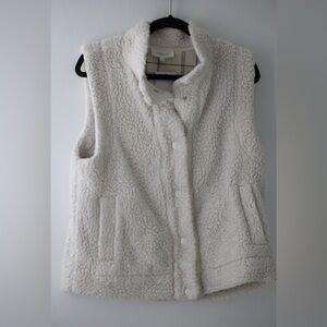 Wishlist Cream Fleece Vest